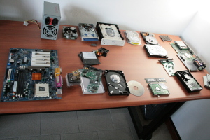 Computer regia montaggio informatica