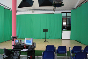 La sala prove col Green-screen cinema e cortometraggi altri film blue screen