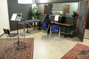 La seconda Sala di Registrazione Record Studio sede di Vigasio